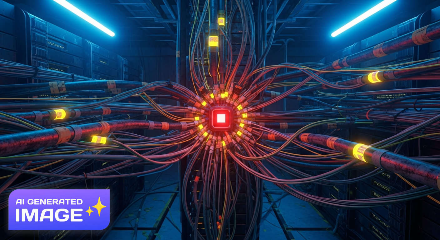 Complex network of disconnected systems struggling to communicate